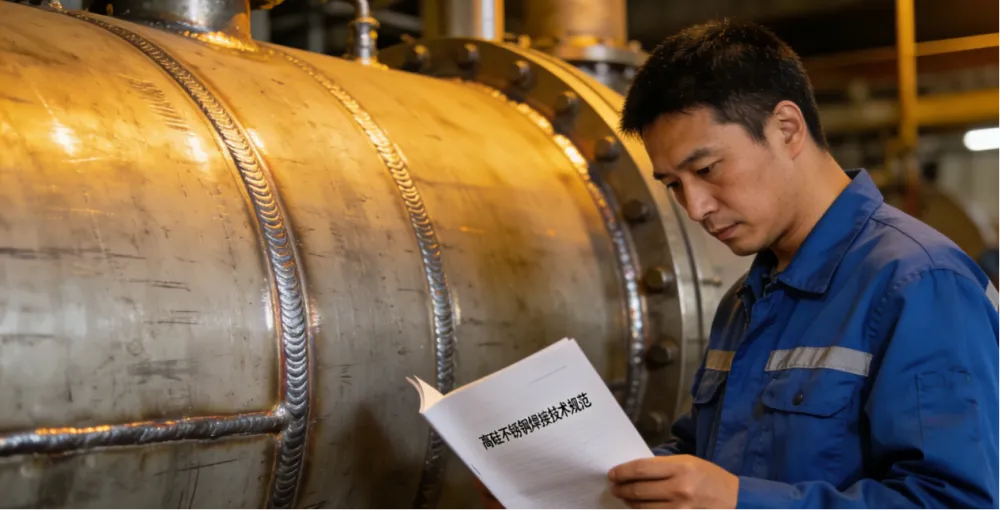 Внедрение новой редакции технической спецификации по сварке нержавеющей стали с высоким содержанием кремния1 (1)