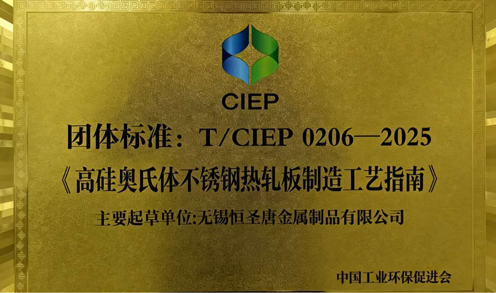 Устанавливая отраслевые стандарты, компания Металлы Хэншэнтан возглавляет111